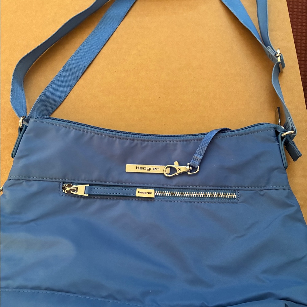 Blue Crossbody Bag-Hedgren
